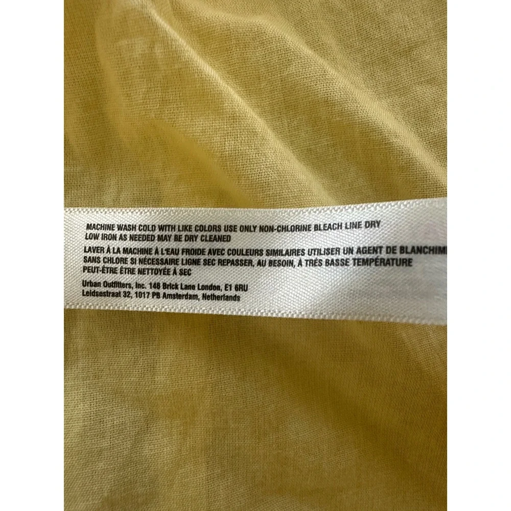 Free People Feeling Bonita Midi Dress M Women Free-est Yellow Cotton Maxi - Picture 10 of 11